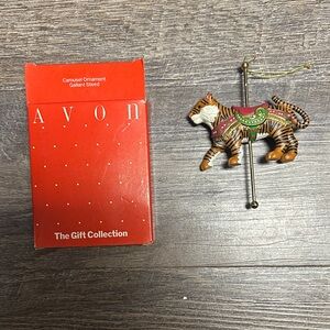 🎠 Avon Carousel Ornament – “Gallant Steed” (With Box)